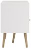 Dmora - Fernsehschrank Jolie, Ständer für Wohnzimmerfernseher, Niedriges Wohnzimmer-Sideboard, TV-Ständerbasis, 117x39 h61 cm, Weiß Bild 4