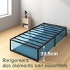 Zinus Lorelei 35,6 cm Bettgestell / kein Lattenrost erforderlich / Bett gebrauchsfertig / einfache Montage / 90x190 cm Bild 5