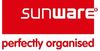 Sunware Klappbox Square 32 L blau/weiß Einkaufsbox Einkaufskorb mit Griffen Bild 4