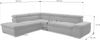 Cavadore Ecksofa Alkatraz / Großes Sofa in L-Form mit Ottomanen links und verstellbaren Kopfstützen/ Modernes Design / 274 x 66 x 228 cm / Schwarz Bild 3