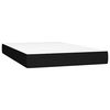 vidaXL Boxspringbett mit Matratze Schwarz 120x200 cm Stoff, Härtegrad: H2 [3142163] Bild 5