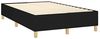 vidaXL Boxspringbett mit Matratze Schwarz 120x200 cm Stoff, Härtegrad: H2 [3142163] Bild 4
