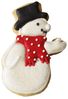Ausstecher Schneemann 8 cm Edelstahl [PG blau] Bild 2