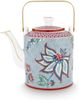PIP STUDIO Flower Festival Oriental Geschenkset Teekanne blau 1l Bild 2