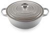 Le Creuset Gusseisen Signature La Marmite 26 cm cool perlgrau Bild 2