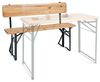 Stagecaptain Sitzbank "Hirschgarten" Bierzeltbank mit Lehne 119 cm (2-St), Gartensitzbank, Campingbank, Gartenbank zusammenklappbar Bild 4