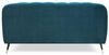 Menzzo Boudoir Glams Polstersofa, 2-Sitzer, Velours, Entenblau Bild 5
