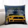 Ford Mustang Bettwäsche Legend Gelb / Blau 135x200 cm + 80x80 cm Stang Pony-US-Muscle-Car 100% Baumwolle in Renforcé-Linon-Qualität Shelby GT 2 Motive Wendebettwäsche Reißverschluss 008 Bild 4