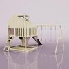 PolarPlay Spielturm Lasse aus Holz in Rosa Bild 4