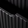 Waschtisch Skelbolu 100x60x40 cm Schwarz [en. casa] Bild 4