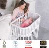 babybay Boxspring Comfort Plus Beistellbett, weiß lackiert mit Matratze Classic Cotton Soft Bild 2