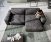 Ecksofa Lanzo 230x155 cm Lederimitat Vintage Anthrazit Recamiere variabel Bild 5