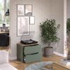 Kommode Wido Grün 60 x 50 cm mit 2 Schubladen Vicco Bild 5