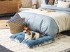 Tierbett ERGANI Samtstoff Blau Bild 2