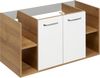 Pelipal Badmöbel-Set 3-teilig Quickset 362 mit Mineralmarmor-Waschtisch und Spiegelschrank (LED) | Hochwertige Badezimmermöbel vom Markenhersteller Bild 5