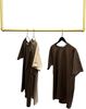 RSR Hangers Kleiderstange Garderobe Industrial Design Gold für Decke Garderobenstange U-Form Bild 1