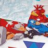 JACK Kinderbettwäsche Avengers Disney 135x200cm Captain America, Renforcé, 2 teilig, alle Marvel Helden, mit Reißverschluss Bild 5