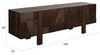 Sideboard BRUNEAU Eschenfurnier Dunkelbraun 150cm Bild 3