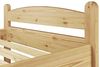 Kieferbett natur Einzelbett 80x200 Massivholz-Bettgestell Futonbett ohne Rollrost 60.32-08 oR Bild 5