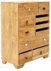 Kommode Manu 90x115x45 aus Mangoholz Bild 3