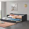 Sofabett Kongsberg 90x200 cm mit Lattenrost Dunkelgrau [en. casa] Bild 2