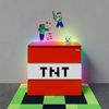 MINECRAFT - Kommode mit 3 Schubladen, Dresser, TNT-Würfel, Gaming Möbel mit Beleuchtung Bild 2