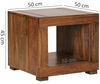 Wohnling Sheesham Massiv-Holz Couchtisch 50x50 cm Bild 3