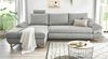 Ecksofa Skalm in grau mit Bettfunktion 284 cm Bild 2