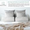 Selfitex Sofakissen 6-tlg. Kissen Set, 2x großes Kissen/2x kleines Kissen/2x Nackenrolle, (6er Set, 2x 60x80 cm, 2x 50x50 cm, 2x 19x65 cm), für Sofa, Couch, Bett oder als Polster jeglicher Art Bild 4