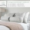 Selfitex Sofakissen 6-tlg. Kissen Set, 2x großes Kissen/2x kleines Kissen/2x Nackenrolle, (6er Set, 2x 60x80 cm, 2x 50x50 cm, 2x 19x65 cm), für Sofa, Couch, Bett oder als Polster jeglicher Art Bild 2