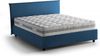 Talamo Italia - Bibiana Doppelbett, Bettkasten mit Stoffbezug, 100 % Made in Italy, Öffnung vorne, inklusive Matratze 160x190 cm, Blau Bild 3