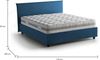 Talamo Italia - Bibiana Doppelbett, Bettkasten mit Stoffbezug, 100 % Made in Italy, Öffnung vorne, inklusive Matratze 160x190 cm, Blau Bild 2