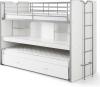 Vipack 'Bonny' Funktionsetagenbett, Holz weiß, 90 x 200 cm