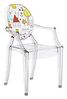 Kartell Loulou Ghost Kinderstuhl, Polykarbonat, Transparent, 37 x 40 x 63 cm Bild 4