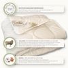Meivita Kinderbettdecke Bio Merino Kinderdecke Ganzjahresdecke kbA und kbT in 100x135 cm, Füllung: 100% Wolle kbT, Bezug: 100% Baumwolle kbA, Bettdecke Hergestellt in Deutschland Bild 5
