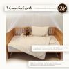 Meivita Kinderbettdecke Bio Merino Kinderdecke Ganzjahresdecke kbA und kbT in 100x135 cm, Füllung: 100% Wolle kbT, Bezug: 100% Baumwolle kbA, Bettdecke Hergestellt in Deutschland Bild 2