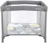 Kikkaboo Laufstall Enjoy Reisebett klappbar, Matratze, Sichtfenster, Tragetasche hellgrau Bild 3