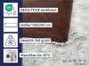 Wohndecke, ZOLLNER, extra flauschig, 150 x 200 cm, 100% Polyester, extra flauschig Bild 3