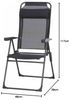 Siena Garden Campingstuhl COMFORT, 6-fach verstellbar, 72 x 59 x 117 cm M31079 Bild 2