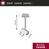 Paulmann 95461 URail Spot Barelli Chrom matt ohne Leuchtmittel, max. 10W GU10 Bild 5