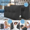 ELONEO Rückenkissen Bett- und Rückenstützkissen >Anthrazit< 120cm Bild 5
