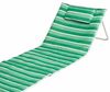 Strandliege Strandmatte Rückenlehne Kissen faltbar L153xB53xH41cm Grün Bild 3