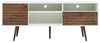 Fernsehschrank Vare 165x40x66 cm Weiß/Walnussoptik [en. casa] Bild 5