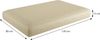 sunnypillow Palettenkissen mit abnehmbarem Bezug Kaltschaum Palettenauflage Palettenpolster Palettensofa Sitzkissen Rückenlehne Indoor Outdoor Sitzkissen 120 x 60 x 15 cm Cremefarben Bild 2