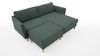 ATLANTIC home collection Ecksofa Mailo L-Form, mit Seitentaschen, Recamiere beidseitig montierbar, Massivholzfüße Bild 5