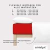 Schlafgut Frottee Spannbetttuch Frottex|120x200 - 130x200 cm| red-deep Bild 4