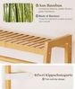 Yorbay Kleiderständer mit Ablage, Garderobenständer aus Bambu Multifunctional, Kleiderständer für Flur, Wohnzimmer, Schlafzimmer Bild 5