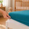 leevitex® Spannbettlaken Spannbettlaken Kinder Spannbettlaken Premium 170 g/m², Gummizug: Rundumgummizug, (2 Stück), schwer & blickdicht, 100% Baumwolle, 70 x 140 cm Bild 4