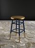 SAFAVIEH Glam Bar & Counter Stool, in Navy and Gold Bild 2