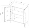 Sideboard Karlskrona 102x80x40 cm Schwarz, matt [en. casa] Bild 2